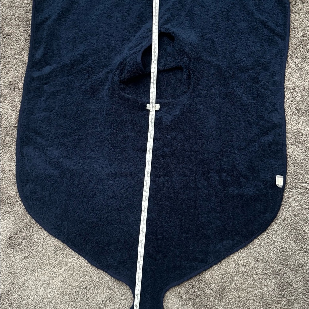 Gucci Kids Navy Hooded Towel Cape - Picture 5 of 8